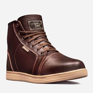 NWT INDIE RIDGE Cheyenne 5.0 Leather Supportive Motorcycle Boots Mens 9  EU 42